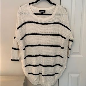 Rounded hem Express sweater!